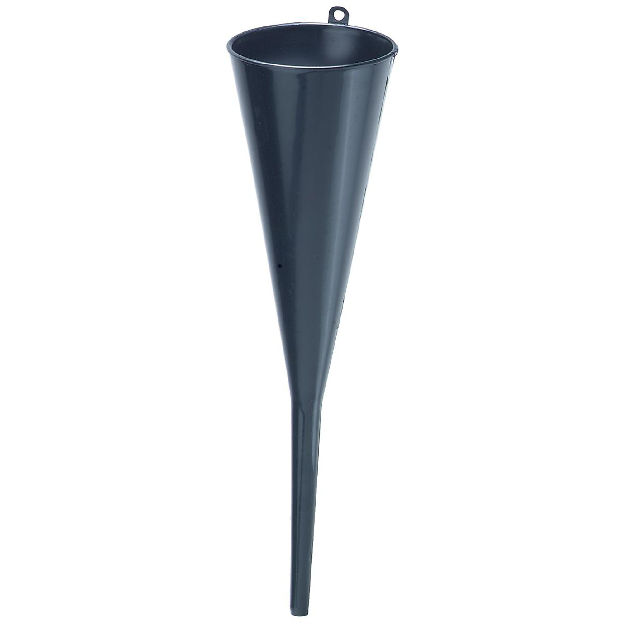 Plews Edelmann Extra-Long Funnel — 5in. Dia., 18in. Length, 2-Quart Capacity, 1/2in. OD End, Model# PLW75-068